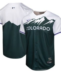 Colorado Rockies Nike Youth City Connect Limited Jersey - Green