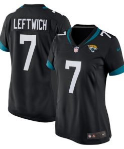 Alternative view of Byron Leftwich Jacksonville Jaguars Nike Women's Alternate Retired Player Game Jersey - Black/Teal