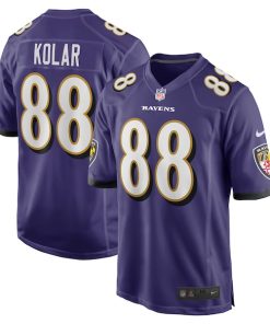 Charlie Kolar Baltimore Ravens Nike Player Game Jersey - Purple
