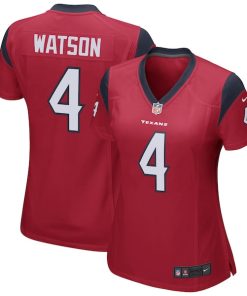 Deshaun Watson Houston Texans Nike Women's Team Color Game Jersey - Red