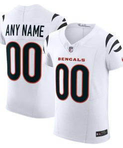 Cincinnati Bengals Nike Vapor F.U.S.E. Elite Custom Jersey - White