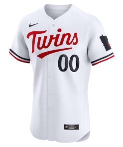 Alternative view of Minnesota Twins Nike Home Elite Pick-A-Player Retired Roster Jersey - White