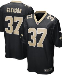 Steve Gleason New Orleans Saints Nike Game Retired Player Jersey - Black