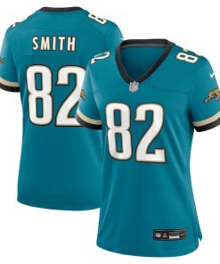 Jimmy Smith Jacksonville Jaguars Nike Women's Prowler Throwback Retired Player Game Jersey - Teal
