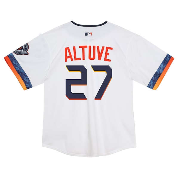Jose Altuve Houston Astros Nike Toddler City Connect 2025 Limited Jersey - White - Image 3