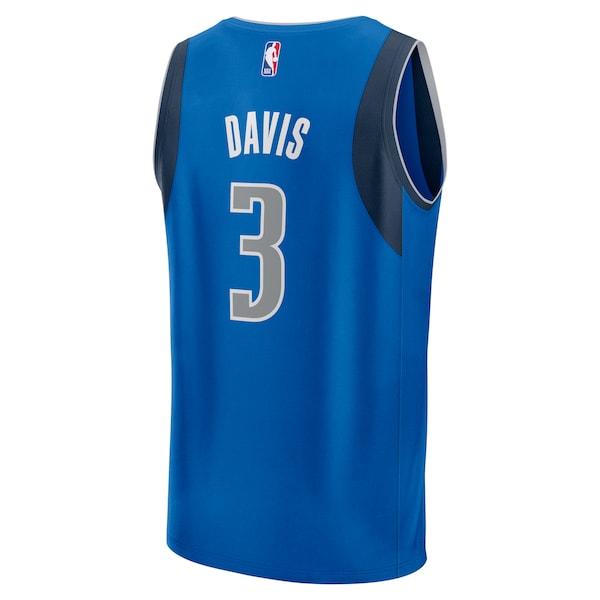 Anthony Davis Dallas Mavericks Youth Fast Break Replica Player Jersey - Royal - Image 3