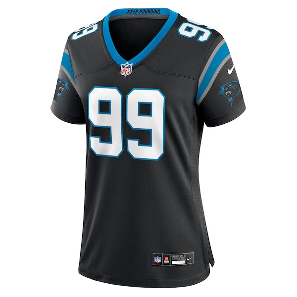 Shy Tuttle Carolina Panthers Nike Women's Game Jersey - Black - Image 3