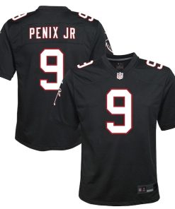 Michael Penix Jr. Atlanta Falcons Nike Youth Alternate Game Jersey - Black