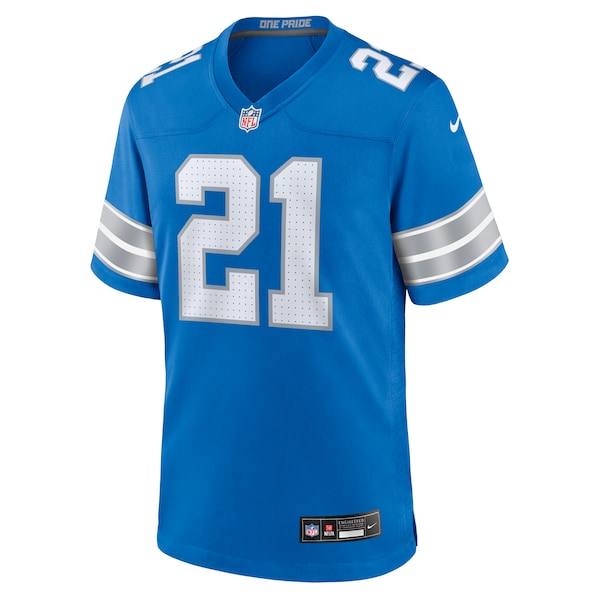 Amik Robertson Detroit Lions Nike Game Jersey - Blue - Image 2