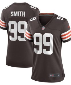 Za'Darius Smith Cleveland Browns Nike Women's Team Game Jersey -  Brown
