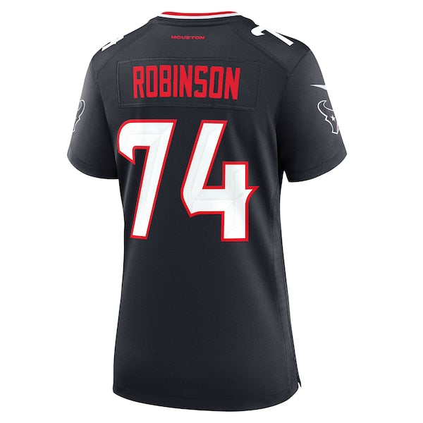 Cam Robinson Houston Texans Nike Women's Team Game Jersey - Navy - Image 4