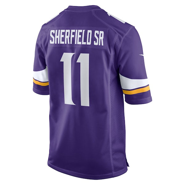 Trent Sherfield Sr. Minnesota Vikings Nike Game Jersey - Purple - Image 3