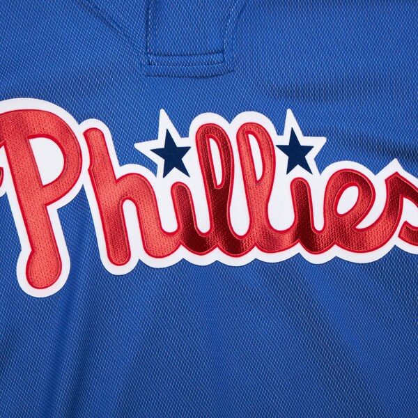 Roy Halladay Philadelphia Phillies 2010 Authentic Batting Practice Pullover Jersey - Royal - Image 3