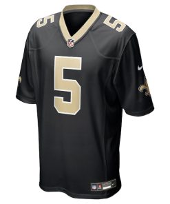 Alternative view of Kendre Miller New Orleans Saints Nike Team Game Jersey -  Black