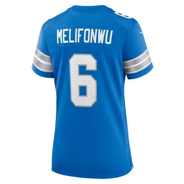 Ifeatu Melifonwu Detroit Lions Nike Women's Team Game Jersey - Blue - Image 4
