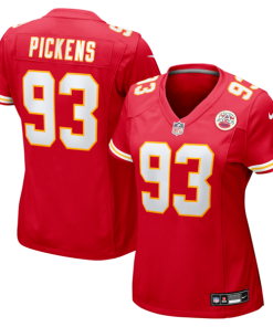 Zacch Pickens Kansas City Chiefs Nike Women's Team Game Jersey -  Red