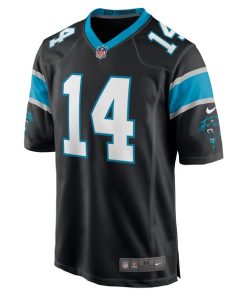 Alternative view of Sam Darnold Carolina Panthers Nike Game Player Jersey - Black