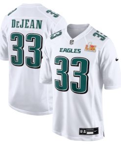 Cooper DeJean Philadelphia Eagles Nike Super Bowl LIX Fashion Game Jersey - Tundra White