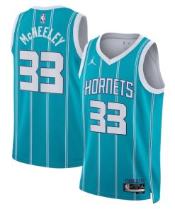 Liam McNeeley Charlotte Hornets Jordan Brand Unisex Swingman Jersey - Teal - Icon Edition
