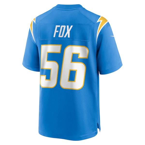 Morgan Fox Los Angeles Chargers Nike Player Game Jersey - Powder Blue - Image 3