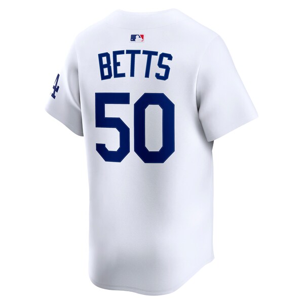 Mookie Betts Los Angeles Dodgers Nike Home Limited Player Jersey - White - Image 3