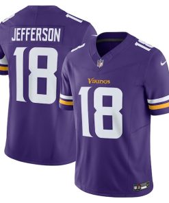 Justin Jefferson Minnesota Vikings Nike Vapor F.U.S.E. Limited Jersey - Purple/White