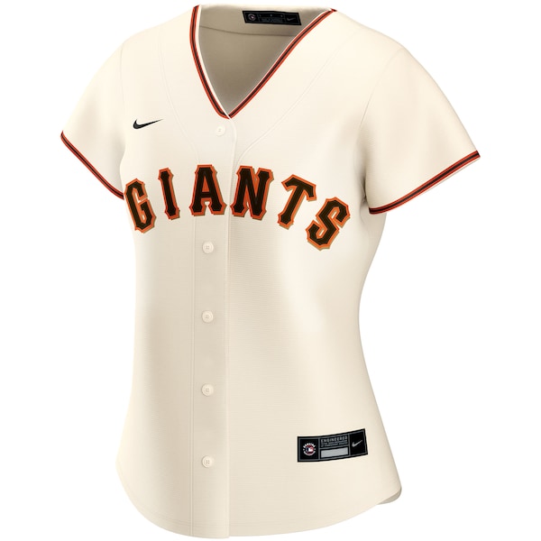 San Francisco Giants Nike Women's Home Replica Custom Jersey - Cream - Image 3