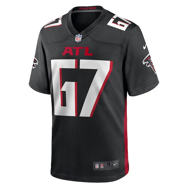Drew Dalman Atlanta Falcons Nike Game Jersey - Black - Image 2