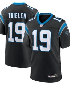 Adam Thielen Carolina Panthers Nike Team Game Jersey - Black/Blue