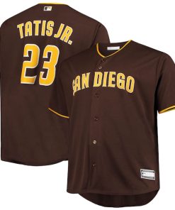 Fernando Tatis Jr. San Diego Padres Big & Tall Replica Player Jersey - Brown/Tan/White