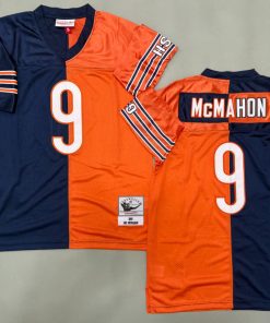 Jim McMahon Chicago Bears Authentic Split Throwback Retired Player Jersey