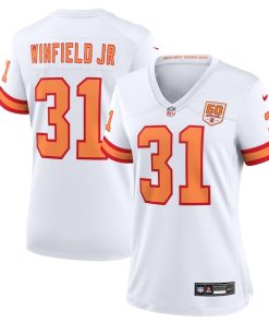 Antoine Winfield Jr. '76 Tampa Bay Buccaneers Nike Women's 50th Season Game Jersey - White