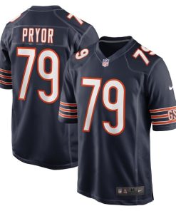 Matt Pryor Chicago Bears Nike  Game Jersey -  Navy