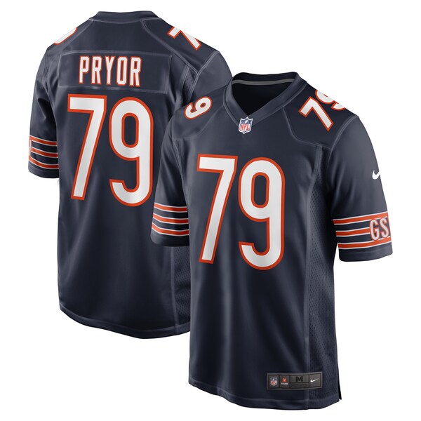 Matt Pryor Chicago Bears Nike Game Jersey - Navy