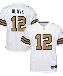 Chris Olave New Orleans Saints Nike Youth Game Jersey - White