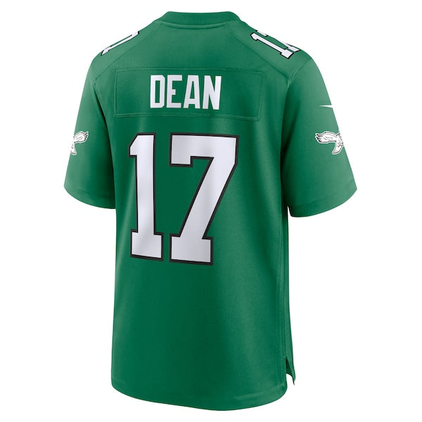 Nakobe Dean Philadelphia Eagles Nike Alternate Game Jersey - Kelly Green - Image 3