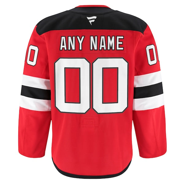 New Jersey Devils Home Authentic Pro Custom Jersey - Red - Image 3