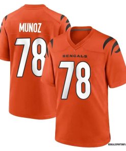 Anthony Mu?oz Cincinnati Bengals Nike Throwback Limited Jersey - Orange
