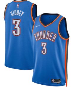 Josh Giddey Oklahoma City Thunder Nike Unisex Swingman Jersey - Icon Edition - Blue