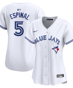 Santiago Espinal Toronto Blue Jays Nike Women's  Home Limited Player Jersey - White
