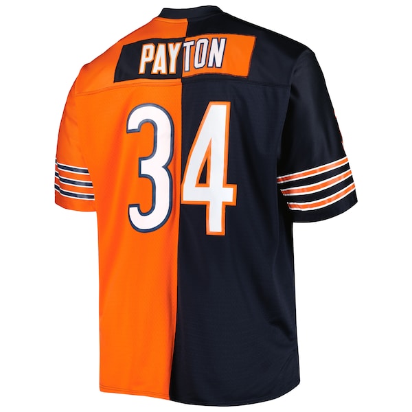 Walter Payton Chicago Bears Big & Tall Split Legacy Retired Player Replica Jersey - Navy/Orange - Image 3