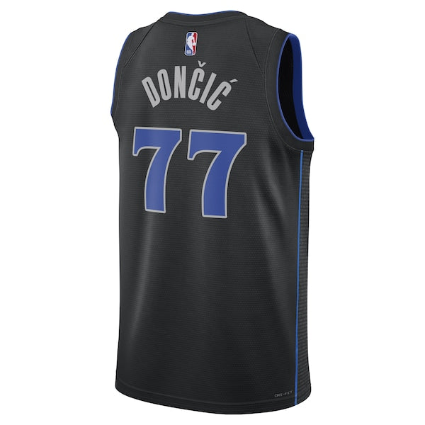 Luka Don?i? Dallas Mavericks Nike Unisex 2023/24 Swingman Jersey - Black - City Edition - Image 3