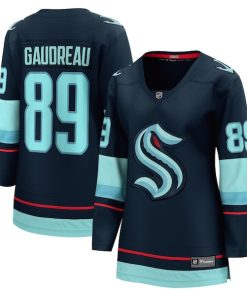 Frederick Gaudreau Seattle Kraken  Women's Home Breakaway Jersey - Deep Sea Blue