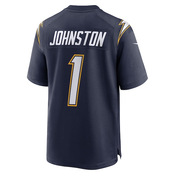 Quentin Johnston Los Angeles Chargers Nike Alternate Super Chargers Game Player Jersey - Navy/Powder Blue/Gold - Image 4