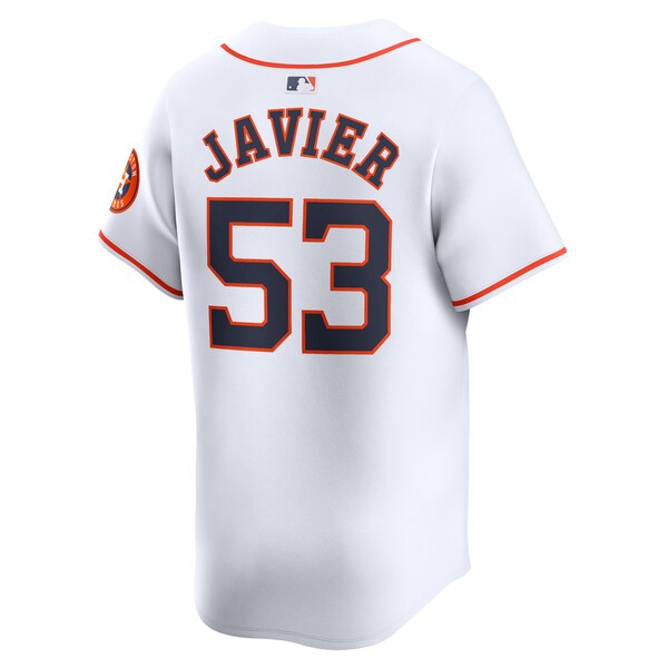 Cristian Javier Houston Astros Nike Home Limited Player Jersey - White - Image 3