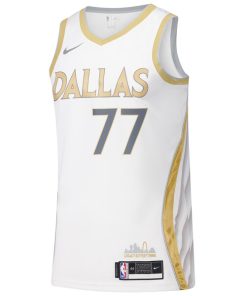 Alternative view of Dallas Mavericks Nike Swingman Player Jersey - City Edition - White