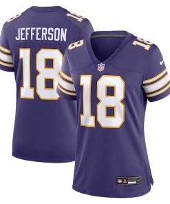 Justin Jefferson Minnesota Vikings Nike Women's Player Jersey - Purple