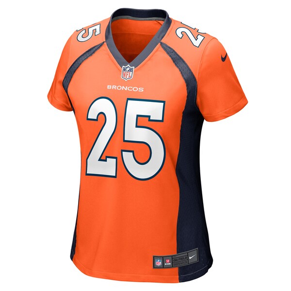 Samaje Perine Denver Broncos Nike Women's Game Player Jersey - Orange - Image 2