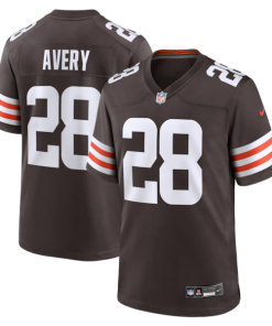 Tre Avery Cleveland Browns Nike Team Game Jersey -  Brown