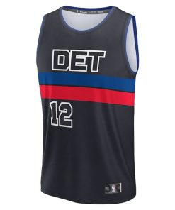 Alternative view of Tobias Harris Detroit Pistons  Youth Fast Break Player Jersey - Statement Edition - Black